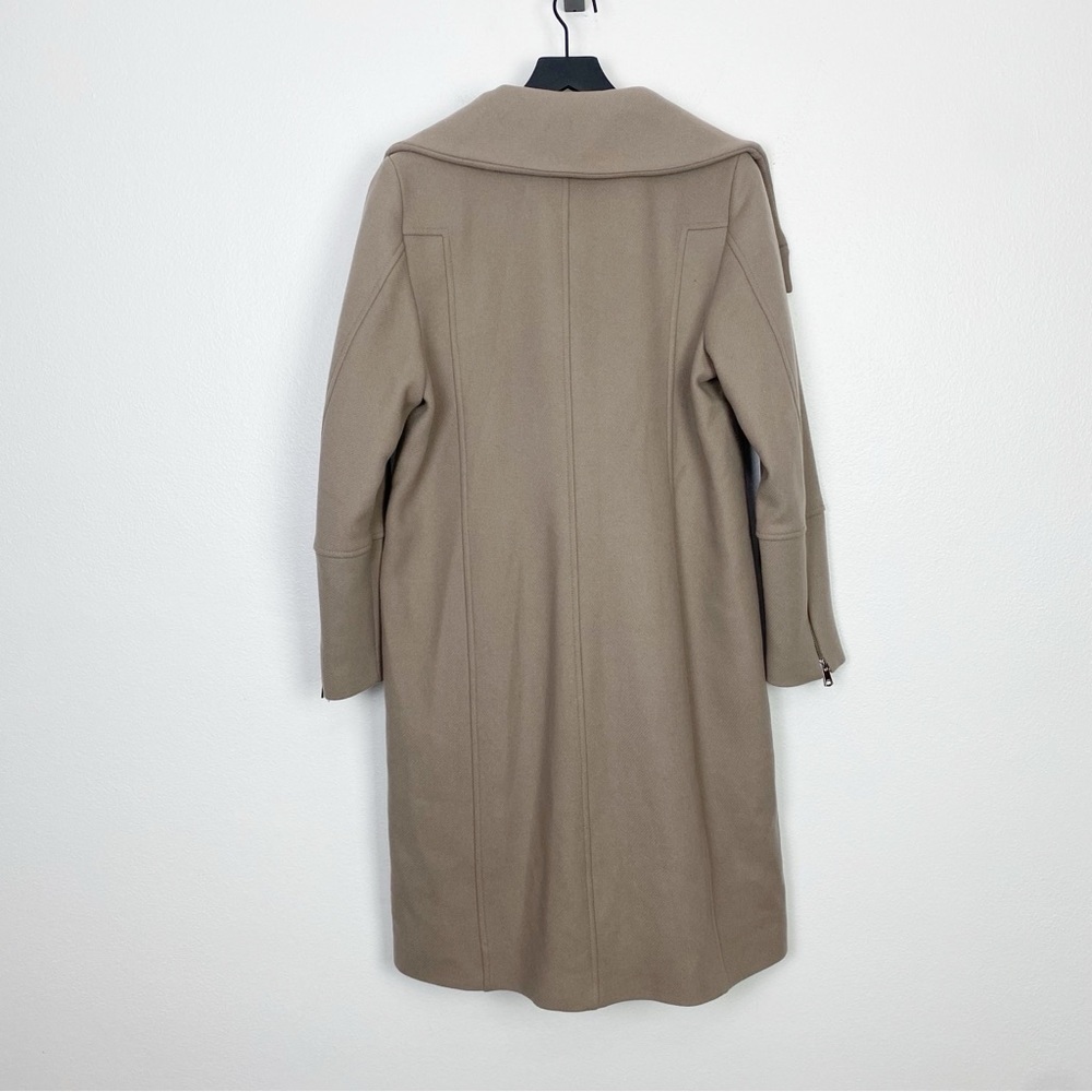 Reiss Roxi Wool Blend Coat in Taupe - Picture 5 of 8